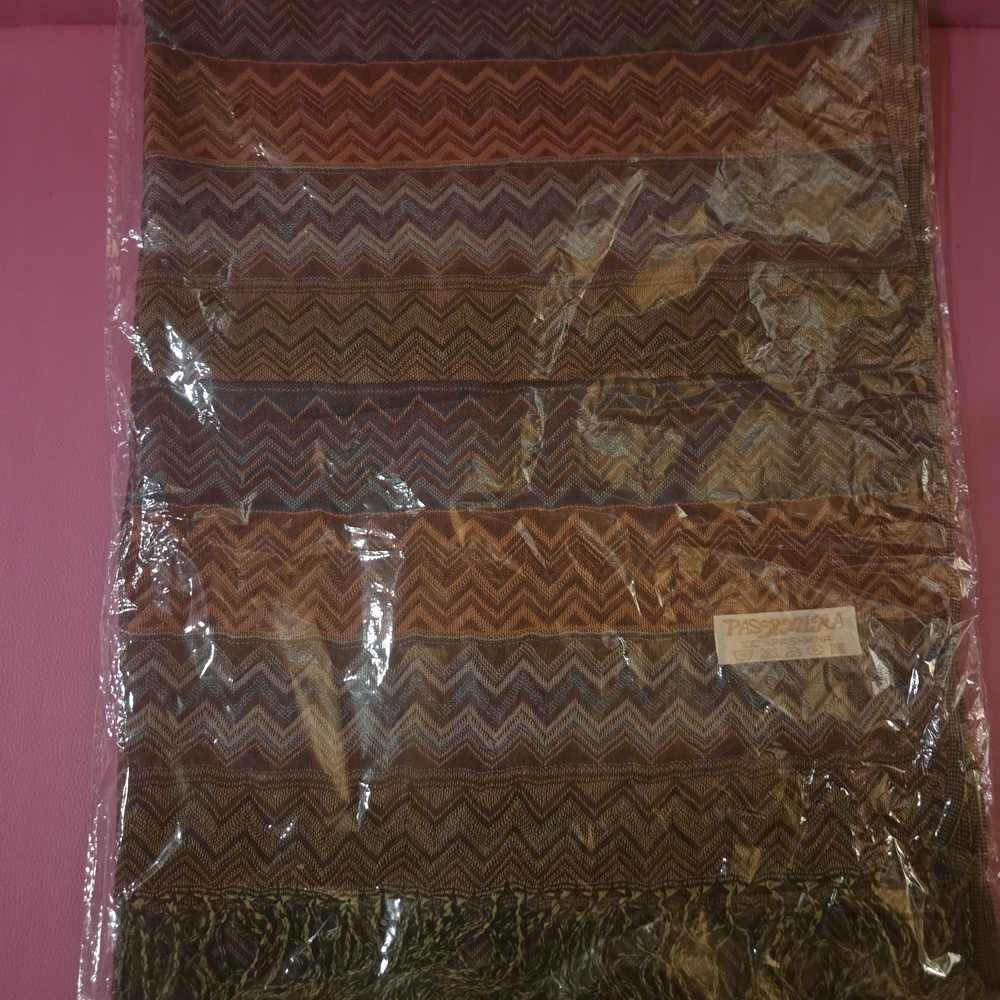 Pashmina Vibrant Chevron Pattern Scarf